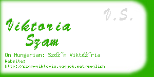 viktoria szam business card